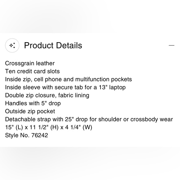 Coach Kennedy Double Zip Brief Briefcase Computer Bag Pebbled Black Leather - Picture 13 of 16